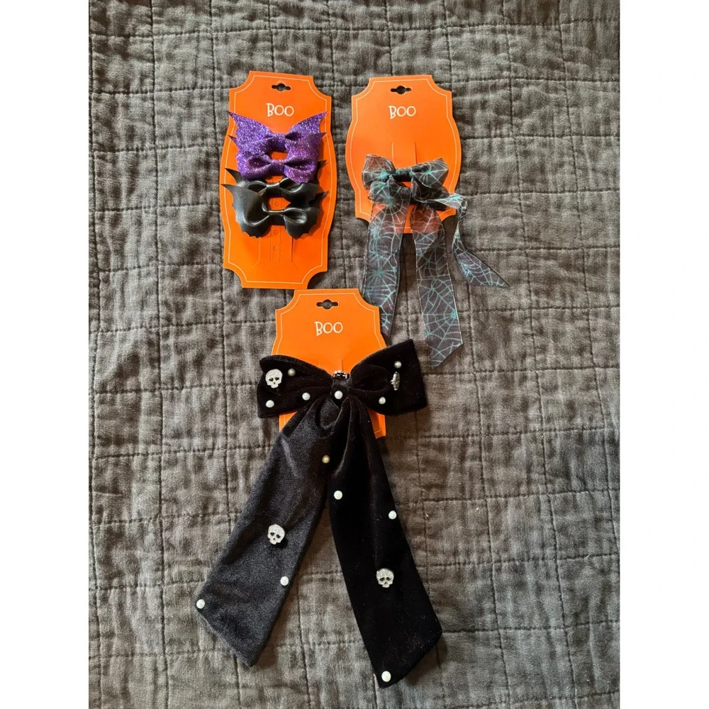 Halloween‎ Hair Bows Clips for Girls Kids Holiday Costume Accessories